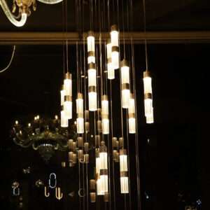 Myth & Magic (Gold) Glass Crystal Chandelier